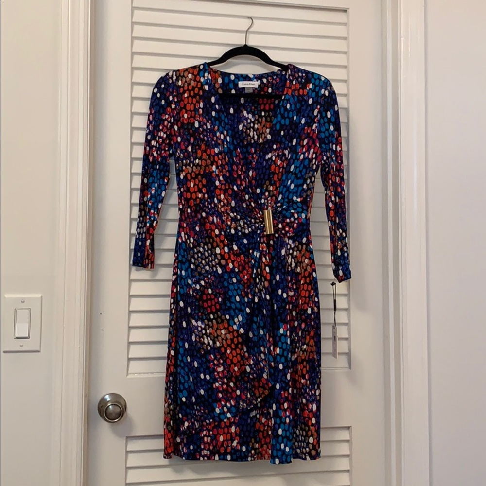 Size 6 multi colored dress.
